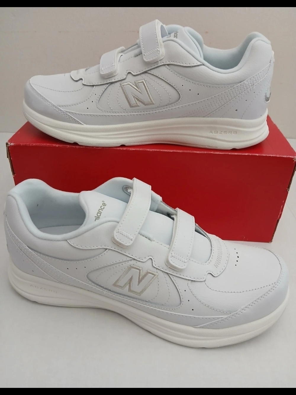 New Balance Men's Size 11.5 White White Walking Marche D Medium Moyen $50 - Picture 6 of 13
